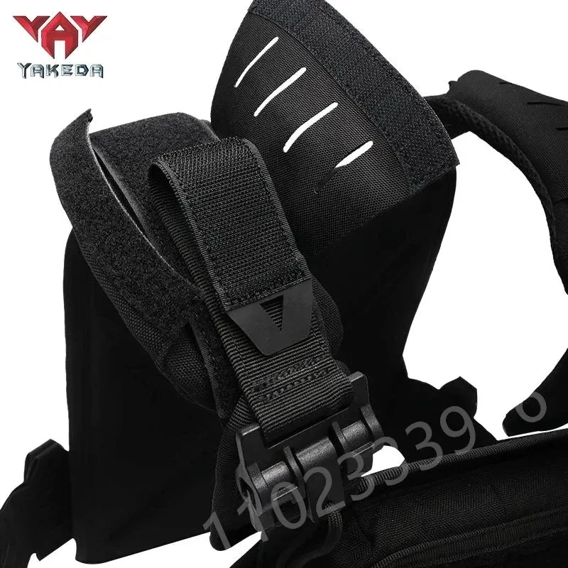 Yakeda New combat vest 6094 quick detachable light laser cut tactical vest black gear to carry Military tactical vest