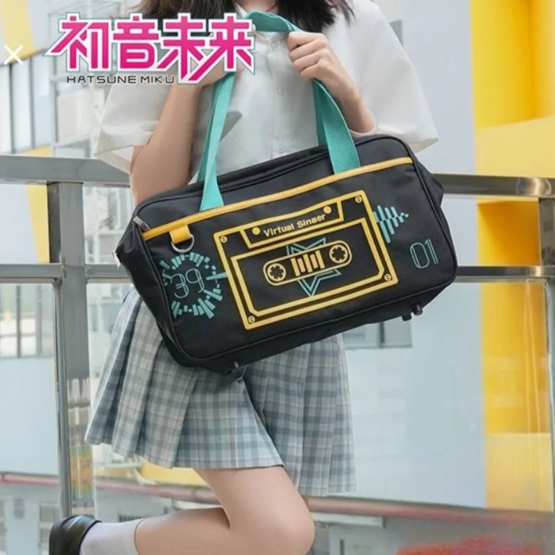 

Hatsune Miku Women Men High-Capacity Travel Series Backpack Multi Functional Fitness Bag Student School Bag shoulder bag handbag