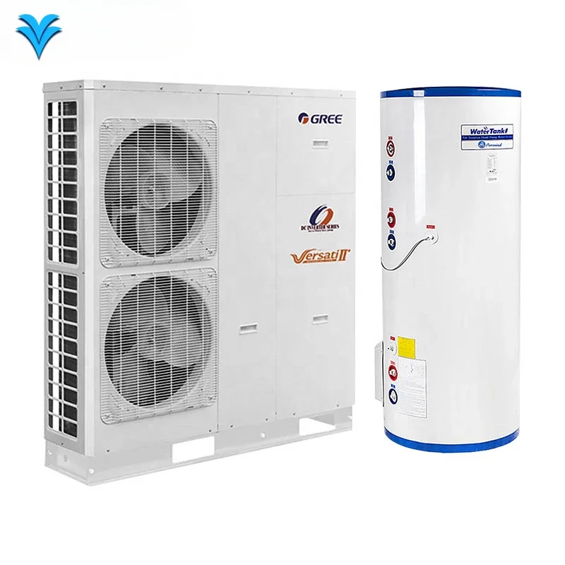 Puremind Gree Air Source to Water Heat Pump Water Heater Factory OEM Heating And Supplying Hot Water Heat Pump