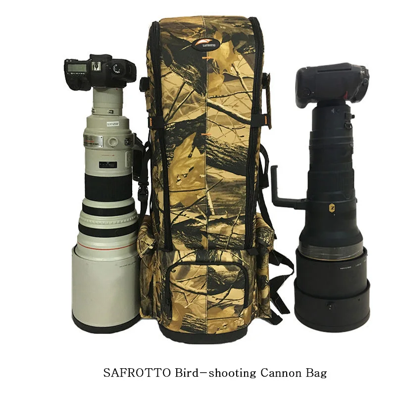 Birding-Shooting Cannon Bag Birding Telephoto Lens Bags Travel Photography Backpack for Fixed Focus Cannon Lens 800 600 500 400