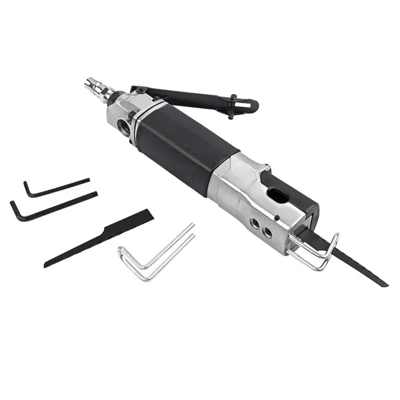 Pneumatic Air Reciprocating Saw Straight Scroll Cut Air Body Saw Aluminum Alloy Hacksaw Cutting Tool Car Sheet Metal Cutting Saw