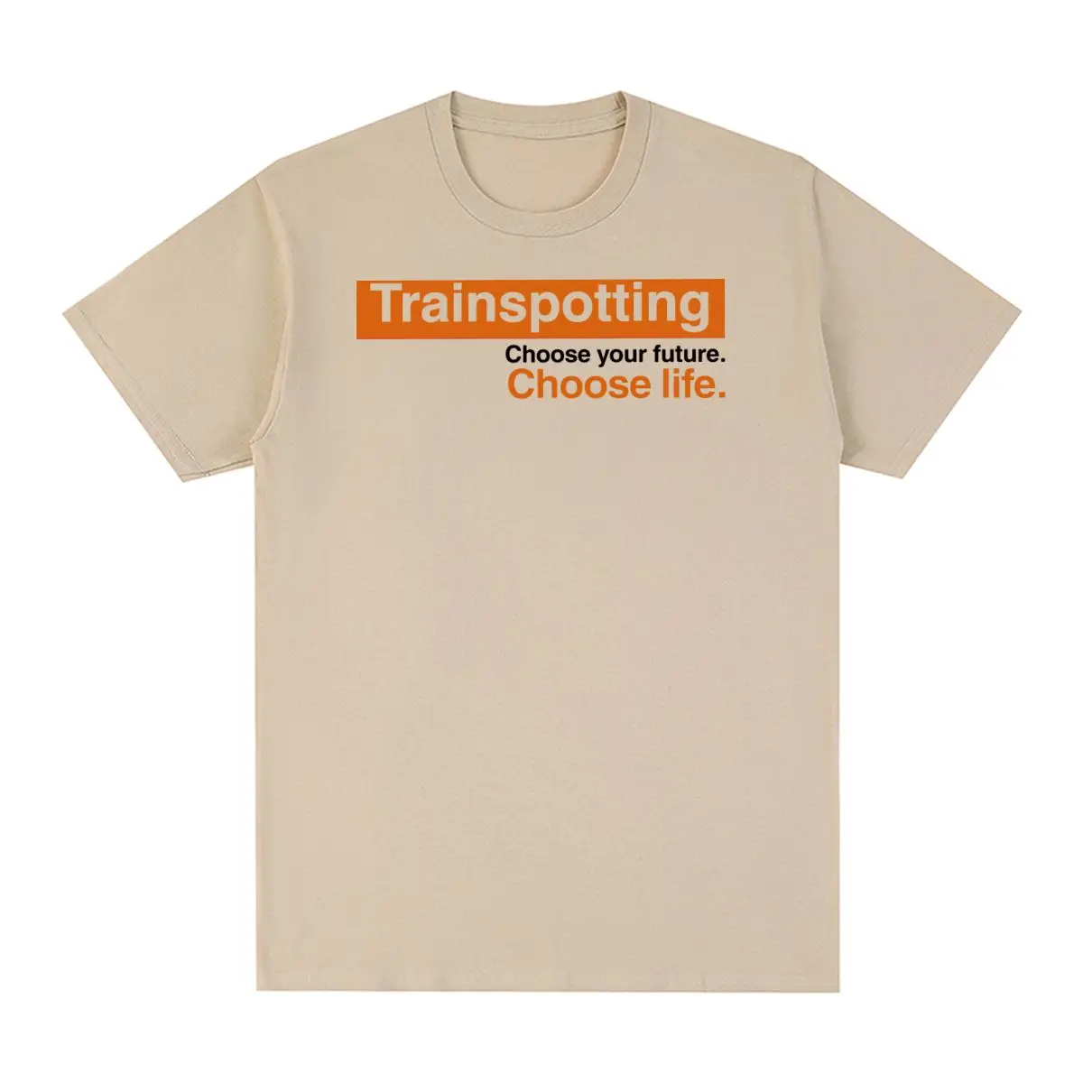 Trainspotting Vintage T-shirt Movie Choose Life 90\'s 80\'s Cotton Men T Shirt New Tee Tshirt Womens Tops