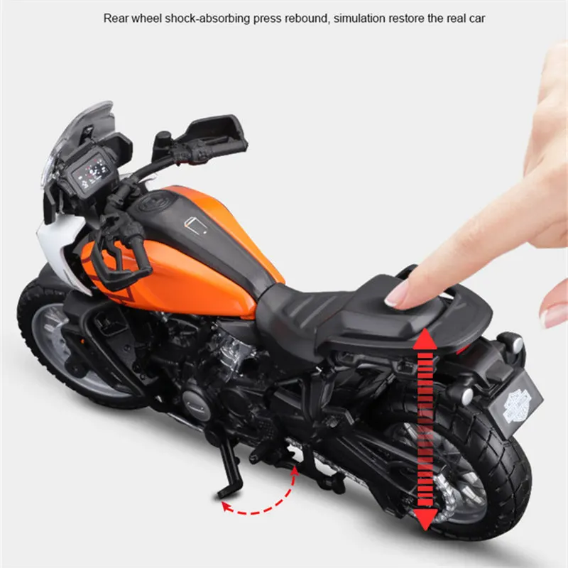 Maisto 1:18 Harley Davidson Pan America 1250 Alloy Sports Motorcycle Model Diecast Metal Street Racing Motorcycle Model Kid Gift