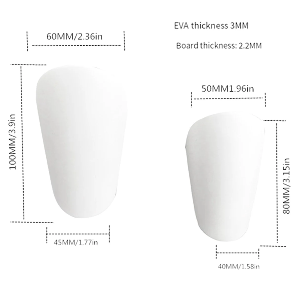 Kosong Sublimasi Olahraga Sepak Bola Shin Pad Kaki Dukungan Sepak Bola Shinguard untuk Dewasa Remaja Hadiah Pribadi 10 Pasang PANAS
