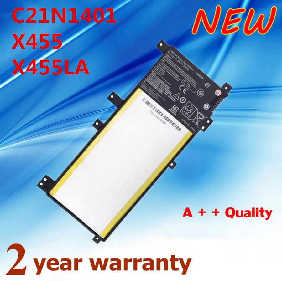 C21N1401  Laptop Battery FOR Asus A401 X455/LF X455L X455LA X455LD X455LJ A556U Y483L Y483LD