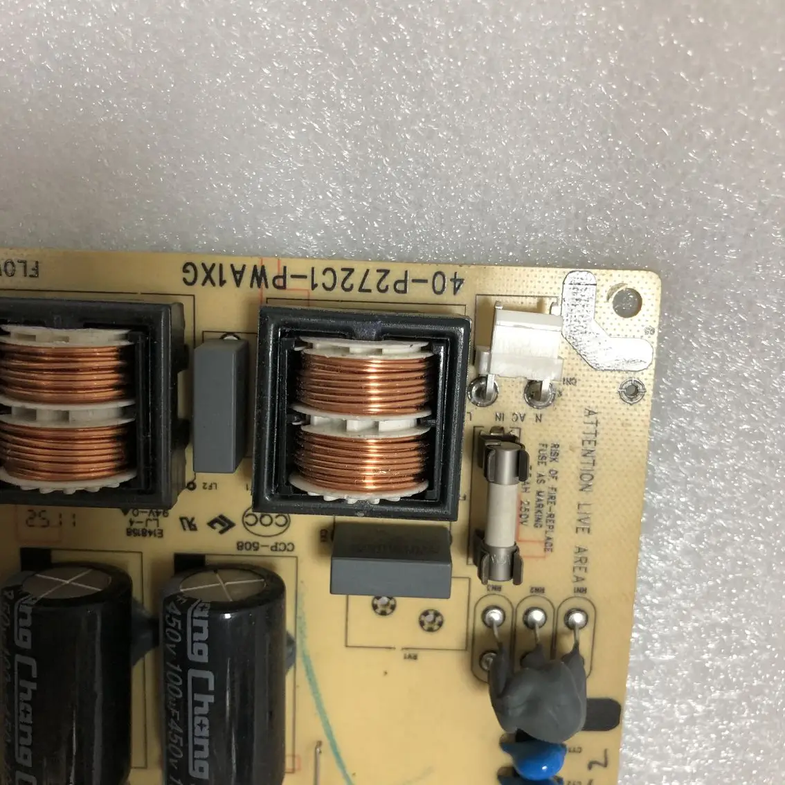 Placa do poder para 46K100C original, 40-P272C1-PWA1XG, 08-PW272C1-PW200AA ponto