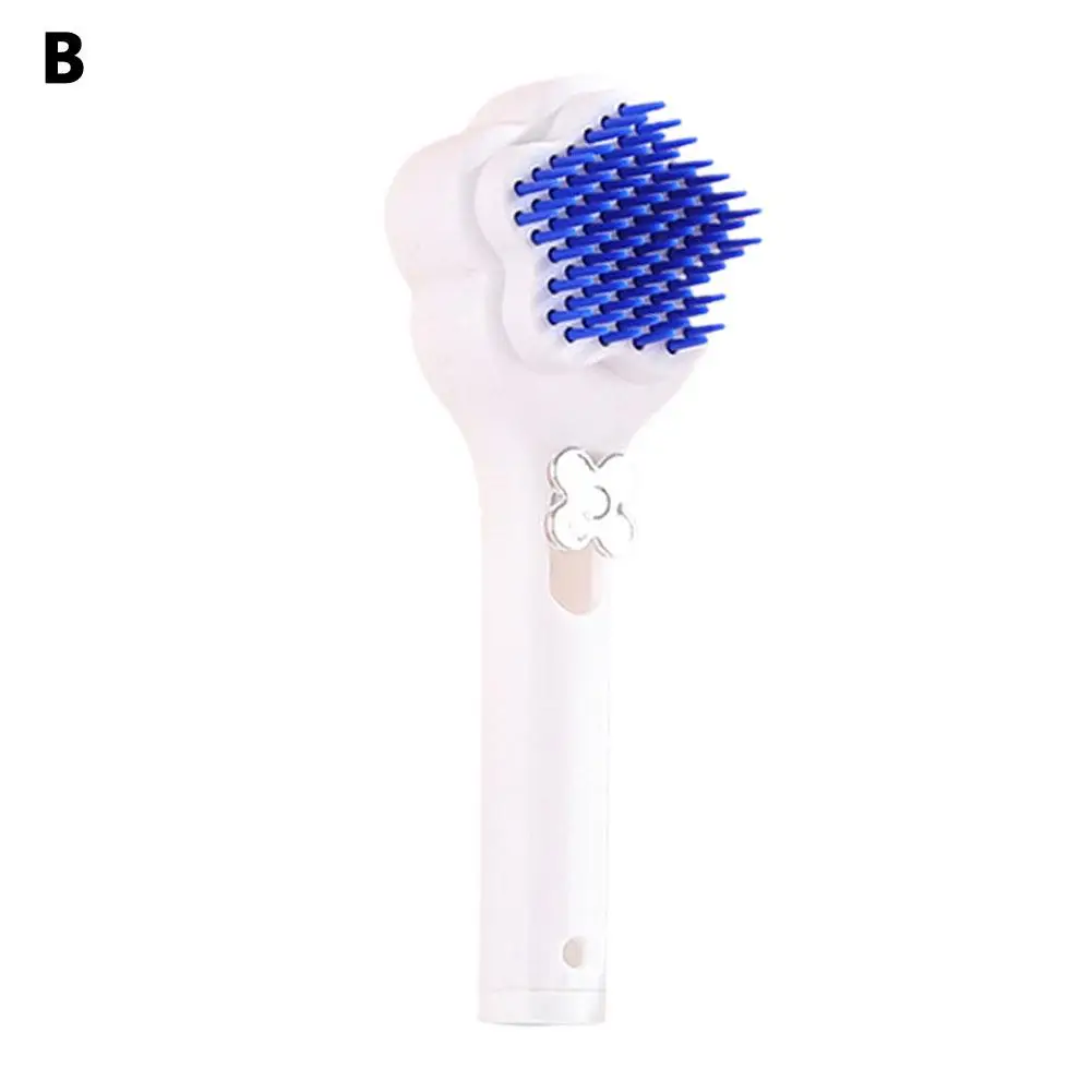 Fashion Anti-winding Retractable Massage Comb Anti-static Self-cleaning Cleaning Comb Styling Comb Tools Magic Hairdressing A5u9