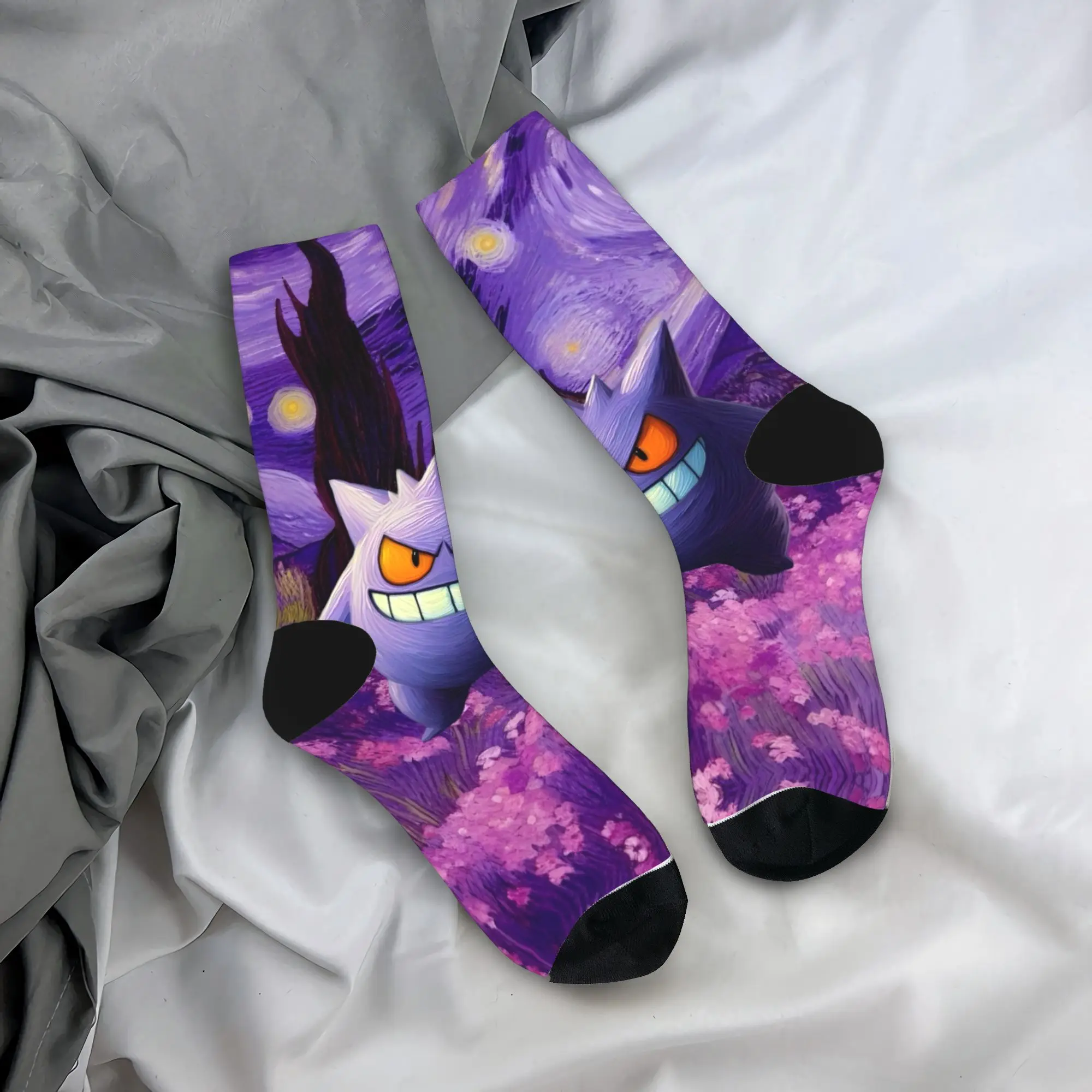 

Носки G-Gengars в японском стиле, осенние чулки, готические мужские теплые мягкие носки, дизайнерские нескользящие носки для бега