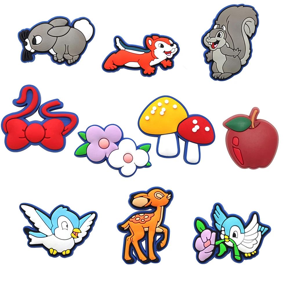 25pcs/SET Snow White and the Seven Dwarfs Cartoon Series for Shoe Charms Accessories DIY Decoration for Classic Clog Kids Gifts