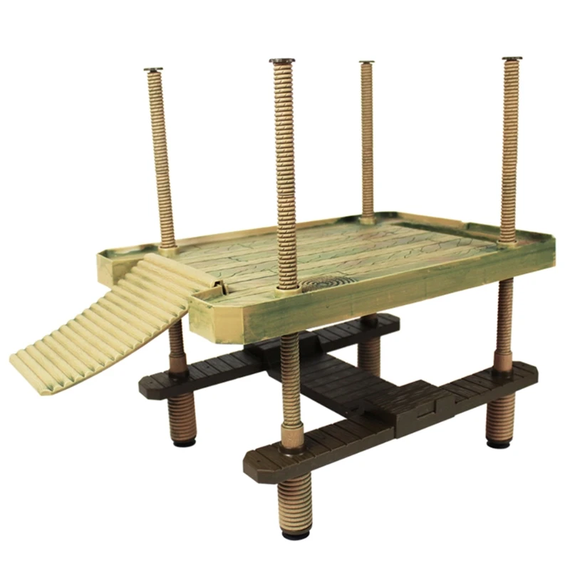 

D0AD for Turtle Climbing Basking Platform Small Animal Floating Island for Turtle for