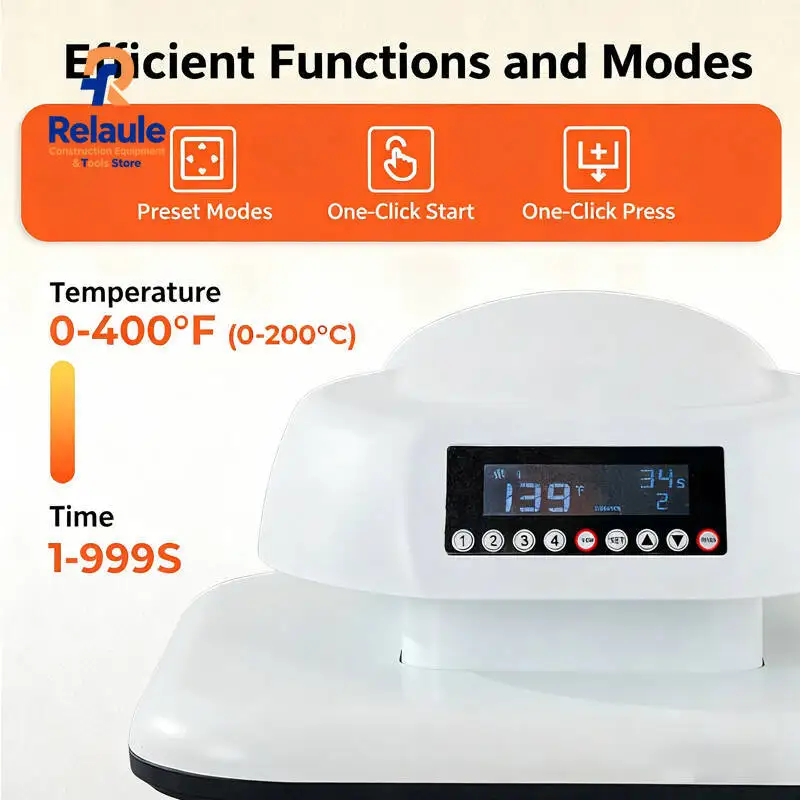 Subli-forward 38x38cm Fully Automatic Heat Press Transfer Machine Portable T-shirt Printing Sublimation Machine