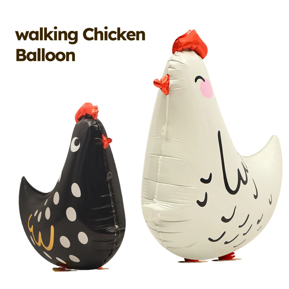 Walking Chicken Balloon, 3D Fu - Heavy Equipment Birthday Theme ulasan dan harga
