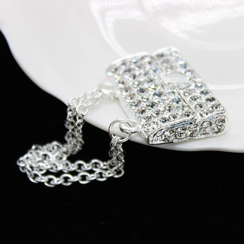 Fashion Creative Doll House Mini Metal Chain Bag Pendulum Doll Bag Miniature Shopping Handbag Clothing Accessories