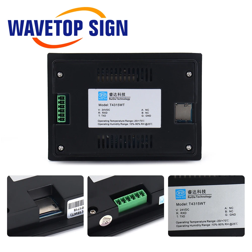 WaveTopSign CO2 Laser Controller LFS-PM-T43  LFS-AM-T43 Accuracy Software-Based Auto Focus Sensor System with Sensor Amplifier