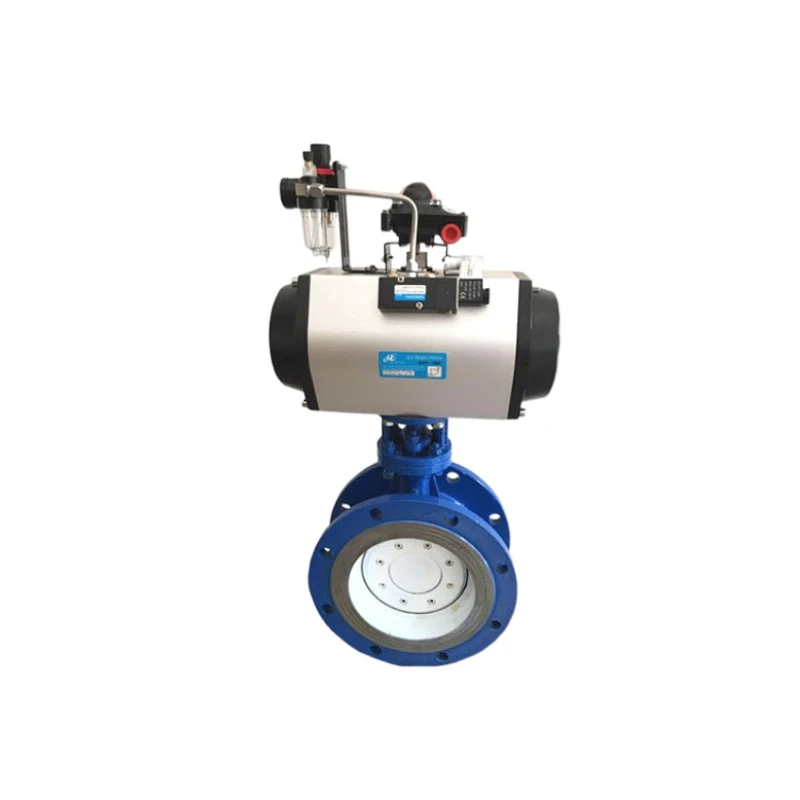 OEM ODM DN500 DN400 هوائي صمام فراشة من الفولاذ الكربوني المختوم الصلب 1.6mpa #3