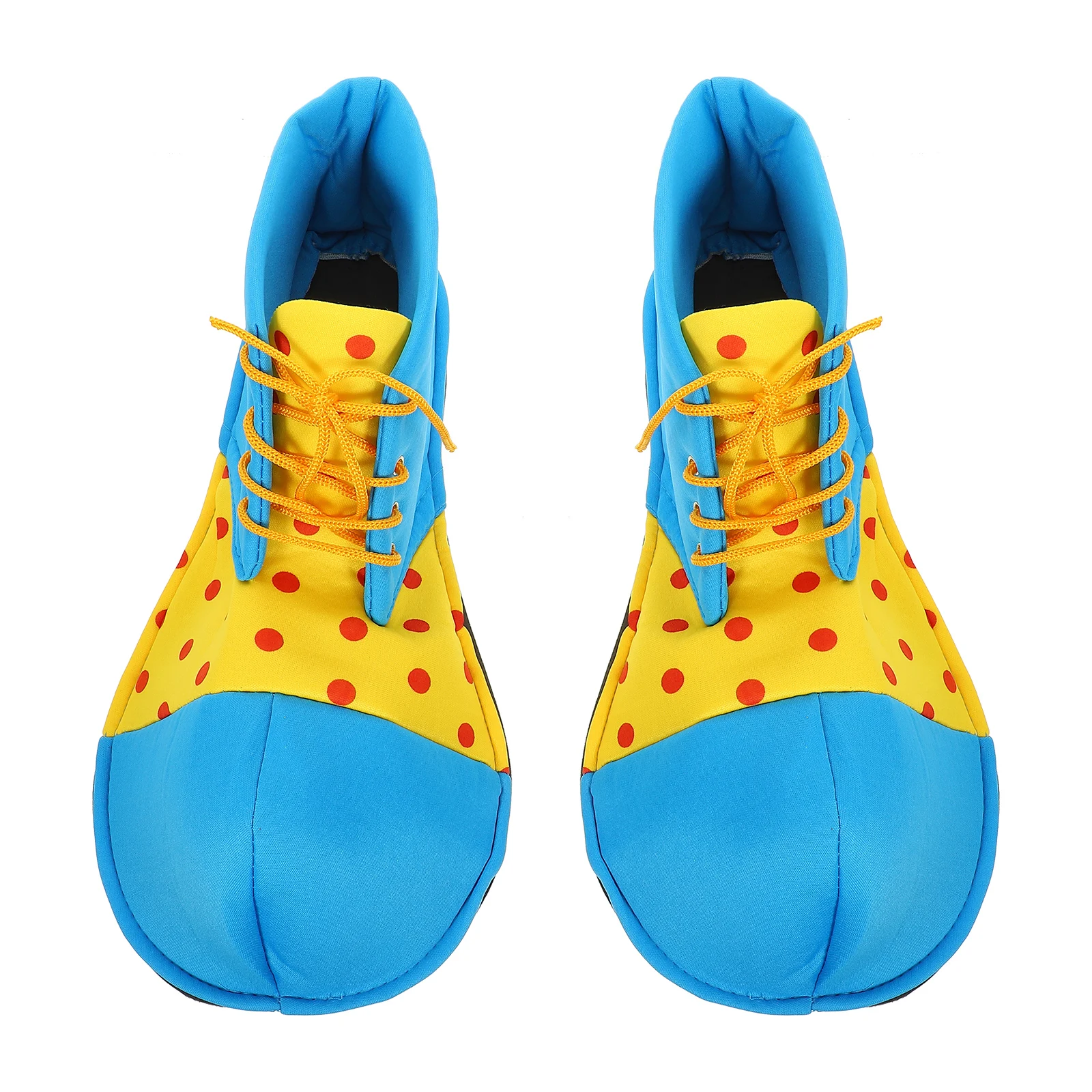 زوج واحد من أحذية المهرج الكبيرة للرجال أزياء الهالوين التأثيرية، صنادل أداء الحفلات، ملحقات لعب دور السيرك #2