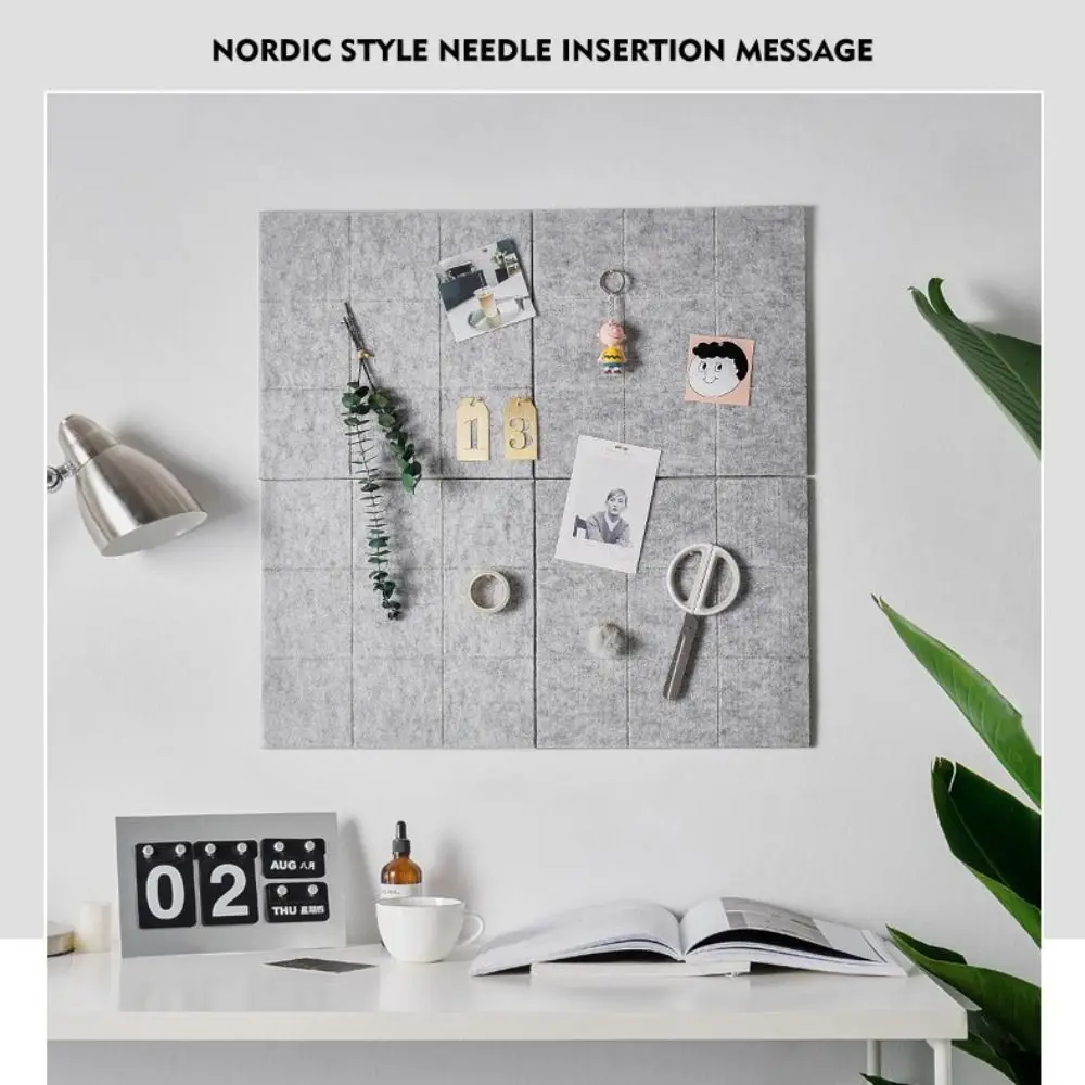 Soundproof panel Photo Background Board Background Wall Painting Works Felt Pin Board Pictures Notice Felt Display Board School