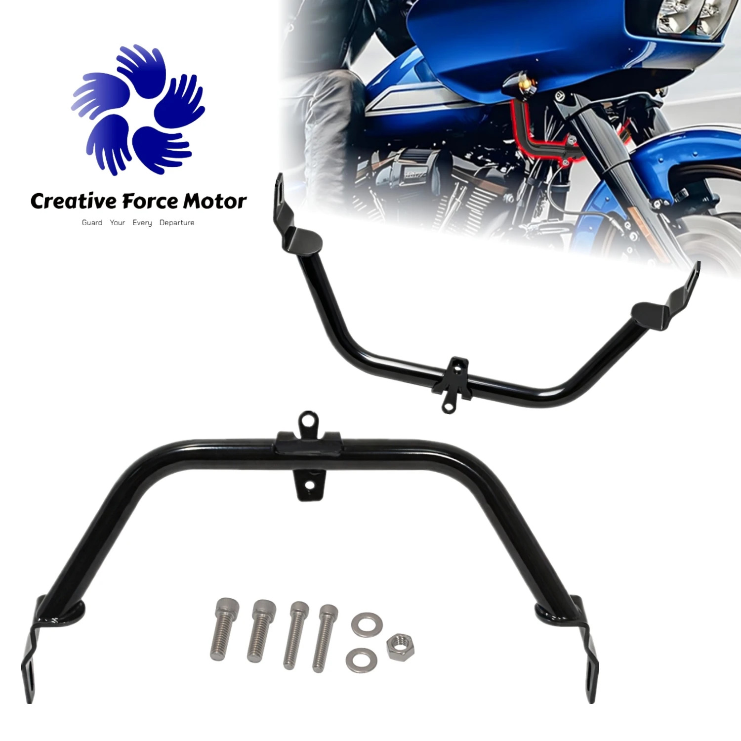 

Fairing Support Bar Bracket Mount Kit Motorcycle accessories For Harley CVO Road Glide Special 2015-UP FLTRX FLTRK FLTRU FLHXST