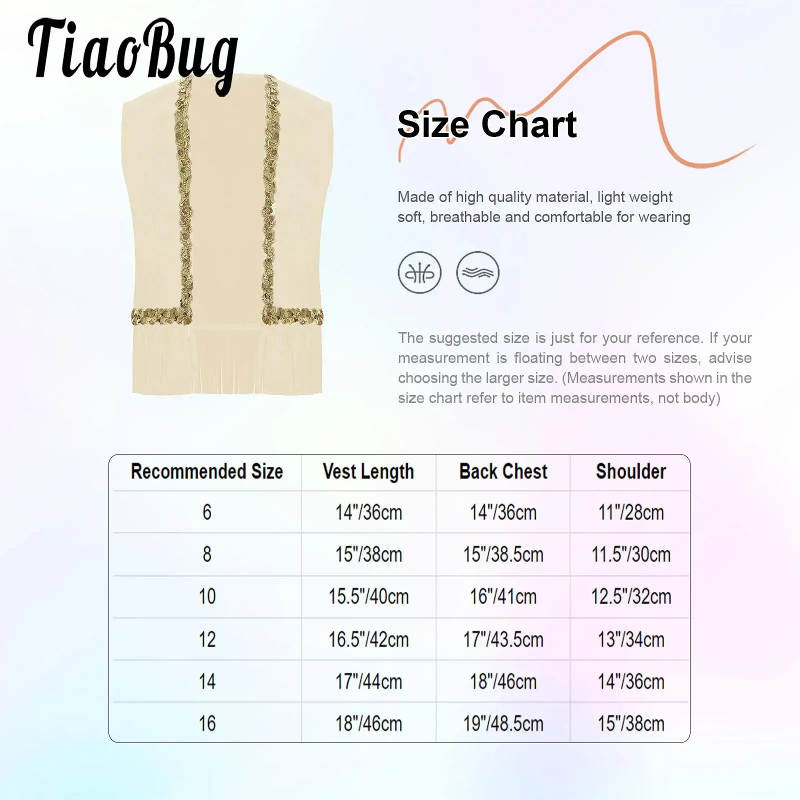 

Boys Girls Cowboy Cowgirl Vest Faux Suede Waistcoat with Sequins And Tassels Open Front Jacket Royal Coat for Halloween Party