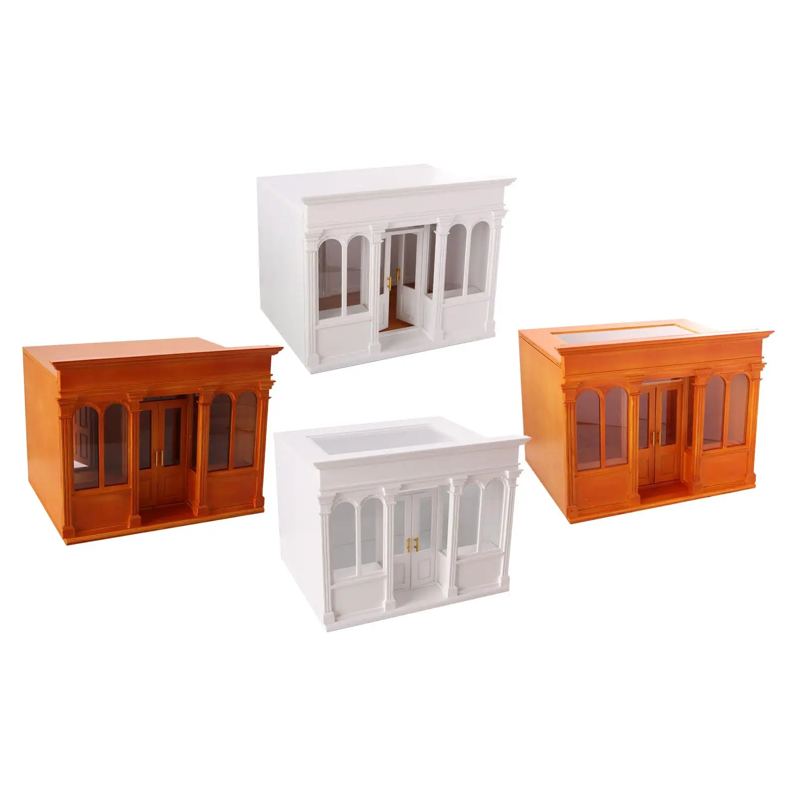 1/12 Scale Miniature House, Exquisite Building Accessories, Crafts, Dollhouse,