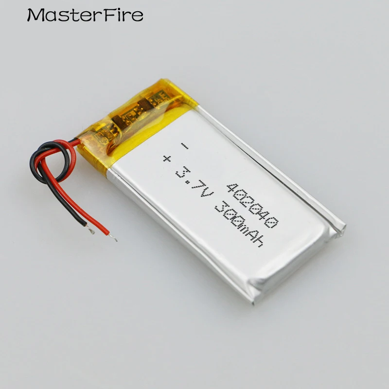 Wholesale 402040 3.7V 300mah Rechargeable Lithium Polymer Battery for Car Recorder Wireless Mouse Bluetooth Headset Webcam Cell