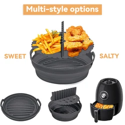 Air Fryer Silicone Accessories Alfreyer Silly Kornport Multi-Purpose Lined Fryer Baking Sheet