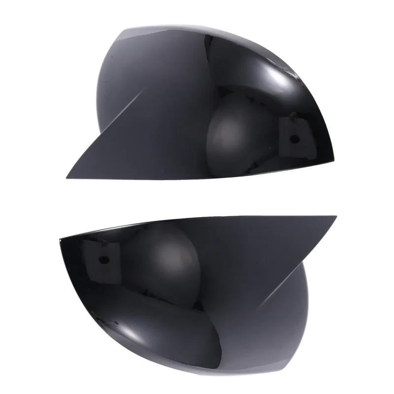 

AS-1Pair Rear View Mirror Cover Housing Ox Horn Trim Caps For Kia Optima K5 2016-2019 Side Door Mirror Shell Sticker