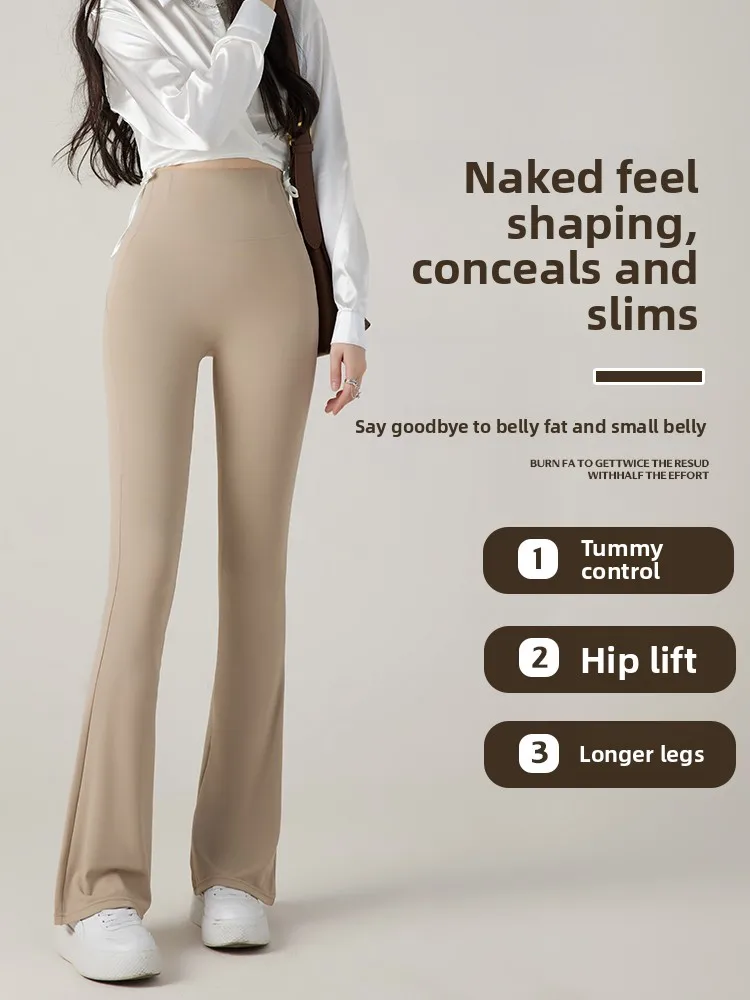 

Летние тонкие брюки для йоги, женские повседневные свободные утягивающие брюки с подтяжкой ягодиц, узкие повседневные брюки-копыта, длинные брюки для поездок на работу...