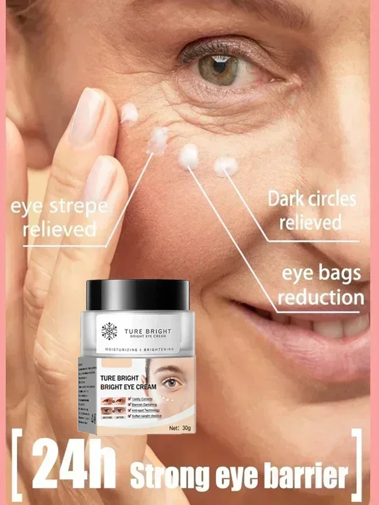 

Anti Dark Circle Eye Cream Eye Bags Whitening Lightening Cream Wrinkle Removal Puffiness Serum Eyes Firming Skin Care Beauty