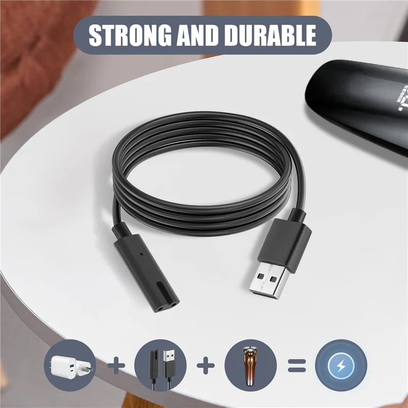 ABBK-подходит для FLYCO FS371 372 373 871 339 375 376, адаптер питания для бритвы, USB-кабель, зарядный кабель, шнур питания