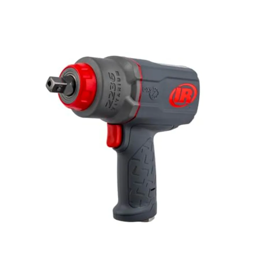 

2236QPTIMAX DXS2 1/2-дюймовый пневматический ударный гайковерт, бесшумный, крутящий момент 1500 фунт-фут, титановый корпус, фиксатор пальца, пистолетный тип, интерчейнджер