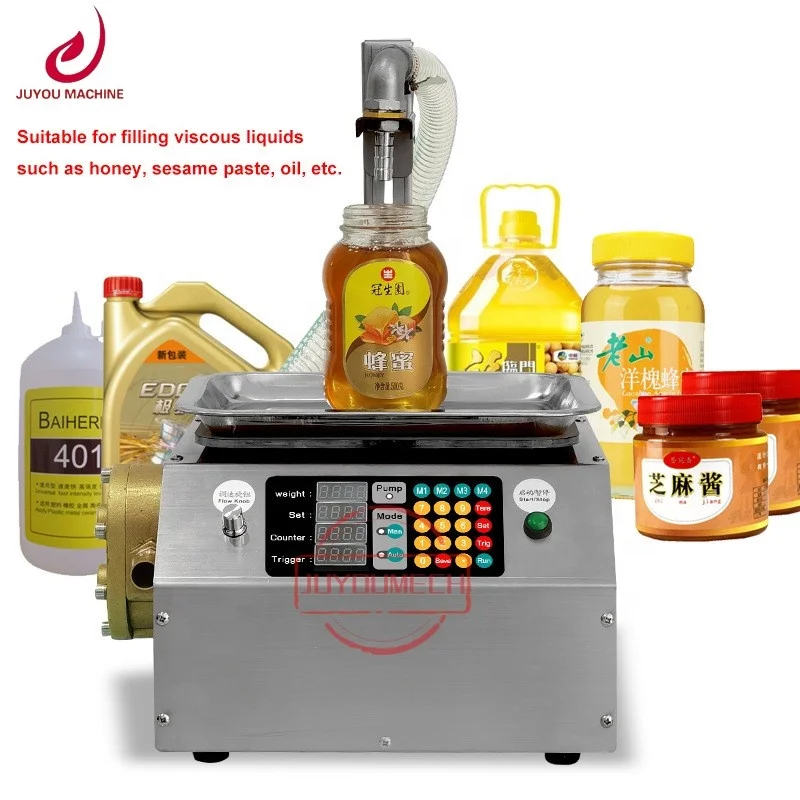 Small Bottle Honey Shampoo Sesame Paste Edible Oil Bottle Liquid Paste Filling Machine