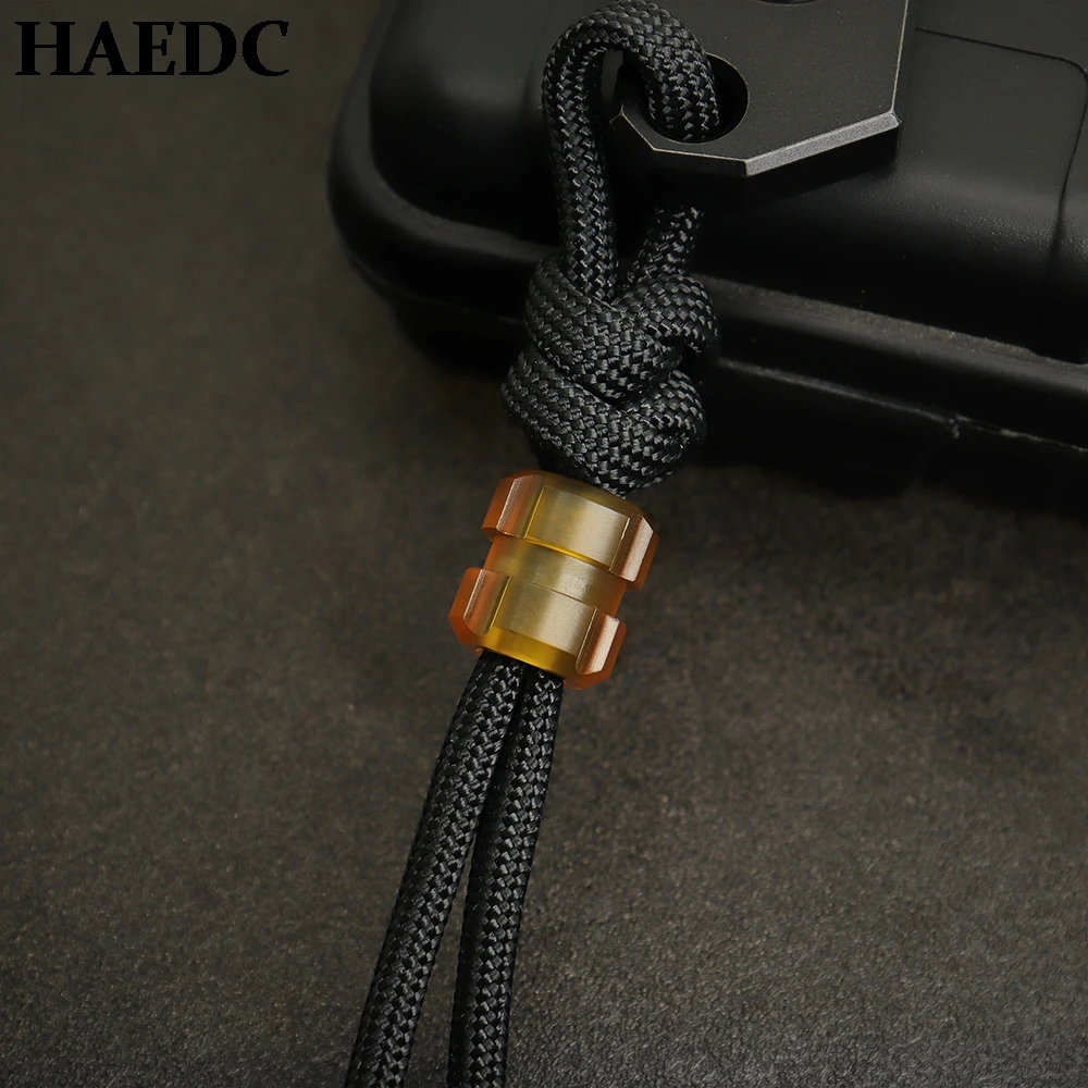 HAEDC Trzy style Candy Mini PEI Wisiorek Tkany brelok Paracord EDC