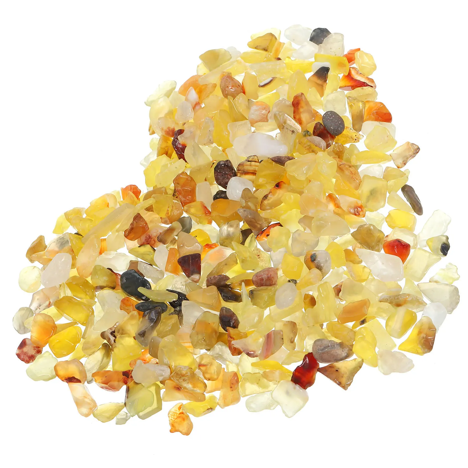 

1Set Natural White Crystal Stone Decorative Ornaments Durable Desktop Ornament for Office Home Conference Room Atmosphere