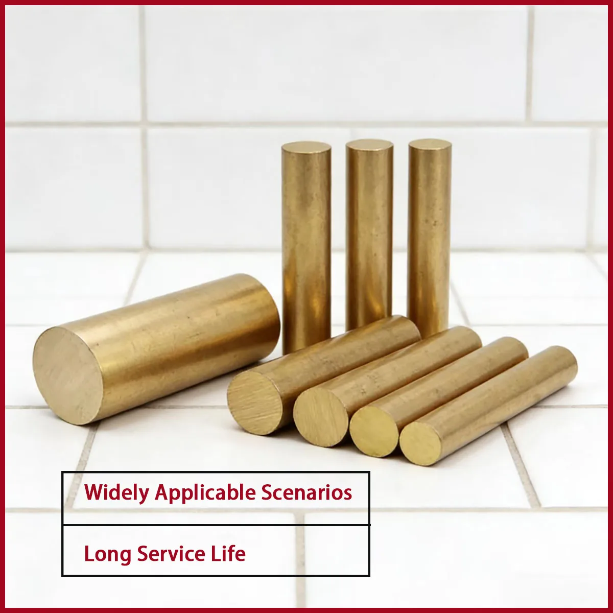 Brass round rod with a diameter of 1-120mm is used for precision parts, hardware accessories, decorative ornaments, etc