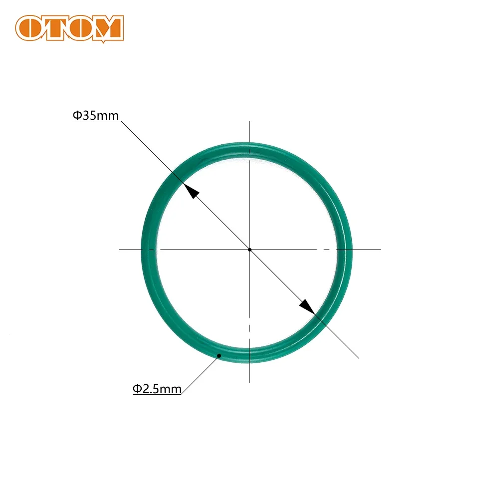 Motorcycle Exhaust O-ring For Koshine 150 2-stroke Exhaust Pipe Chinese Motocross Off-road Pit Dirt Bike Maintenance Accessories