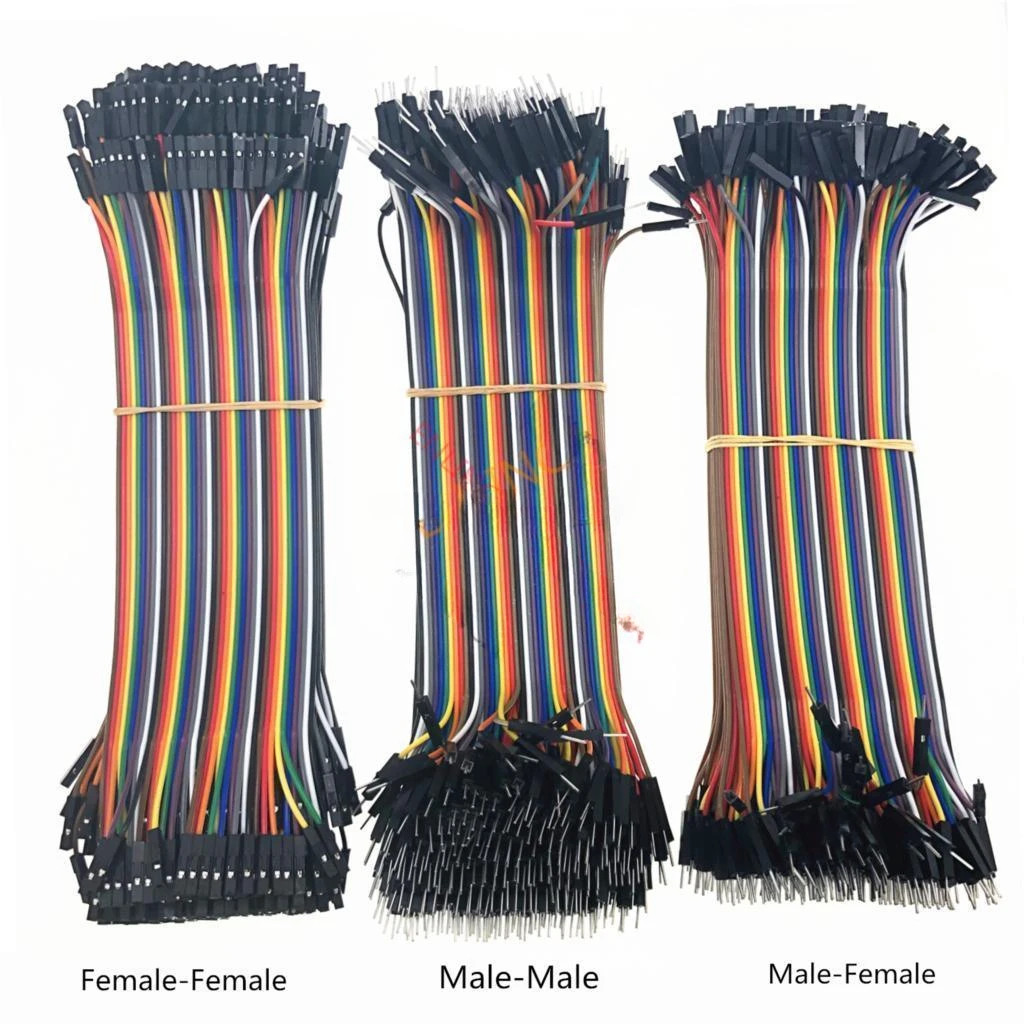 40-120pcs Dupont Line 10CM 20CM 30CM 40Pin Male to Male + Male to Female Female to Female Jumper Wire Dupont Cable for DIY KIT