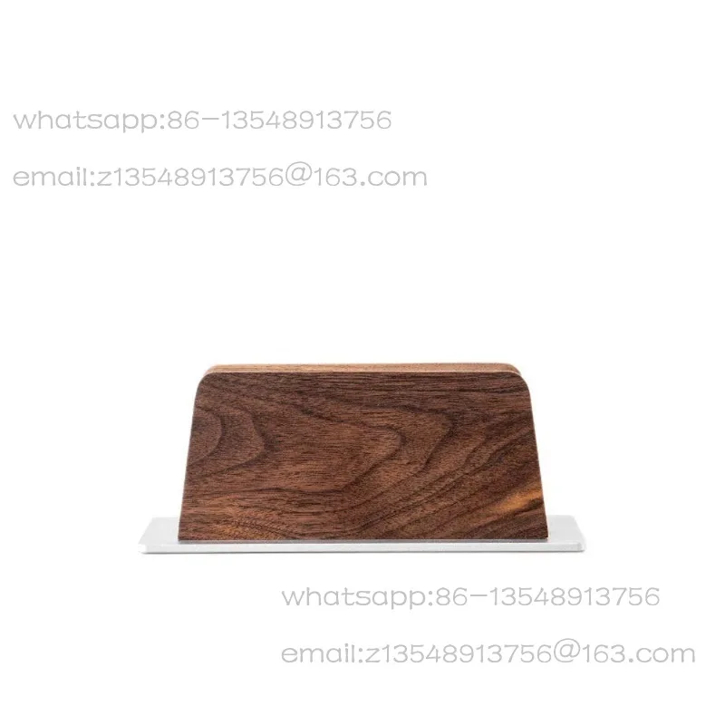 north-american-black-walnut-solid-wood-notebook-vertical-aluminum-alloy-bracket-desktop-upright-tablet-storage-rack