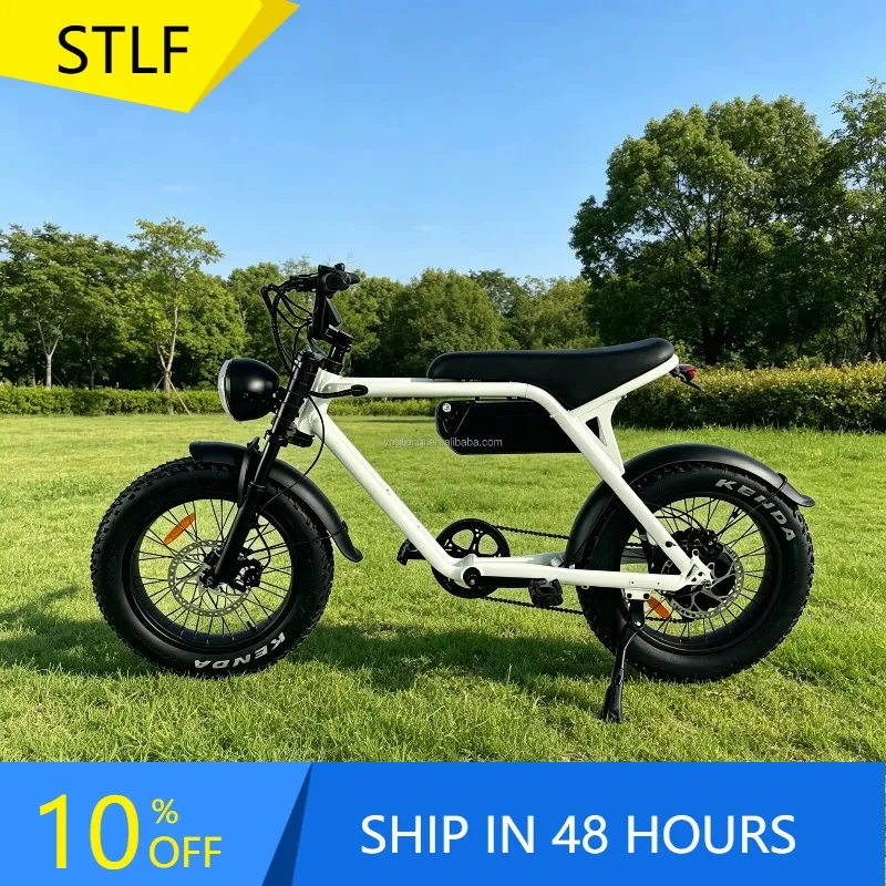 BR V8 Electric Bike 750w Motor Fashionable Design Comfortable Riding Strong Aluminum Alloy Frame Disc Brake Lithium Integrated 6