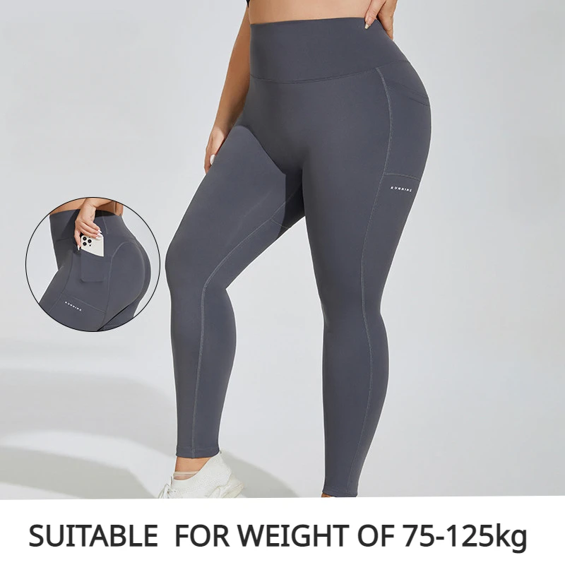 4XL legginsy w dużych rozmiarach damskie spodnie do jogi na co dzień legginsy elastyczność wąskie spodnie do fitnessu z wysokim stanem