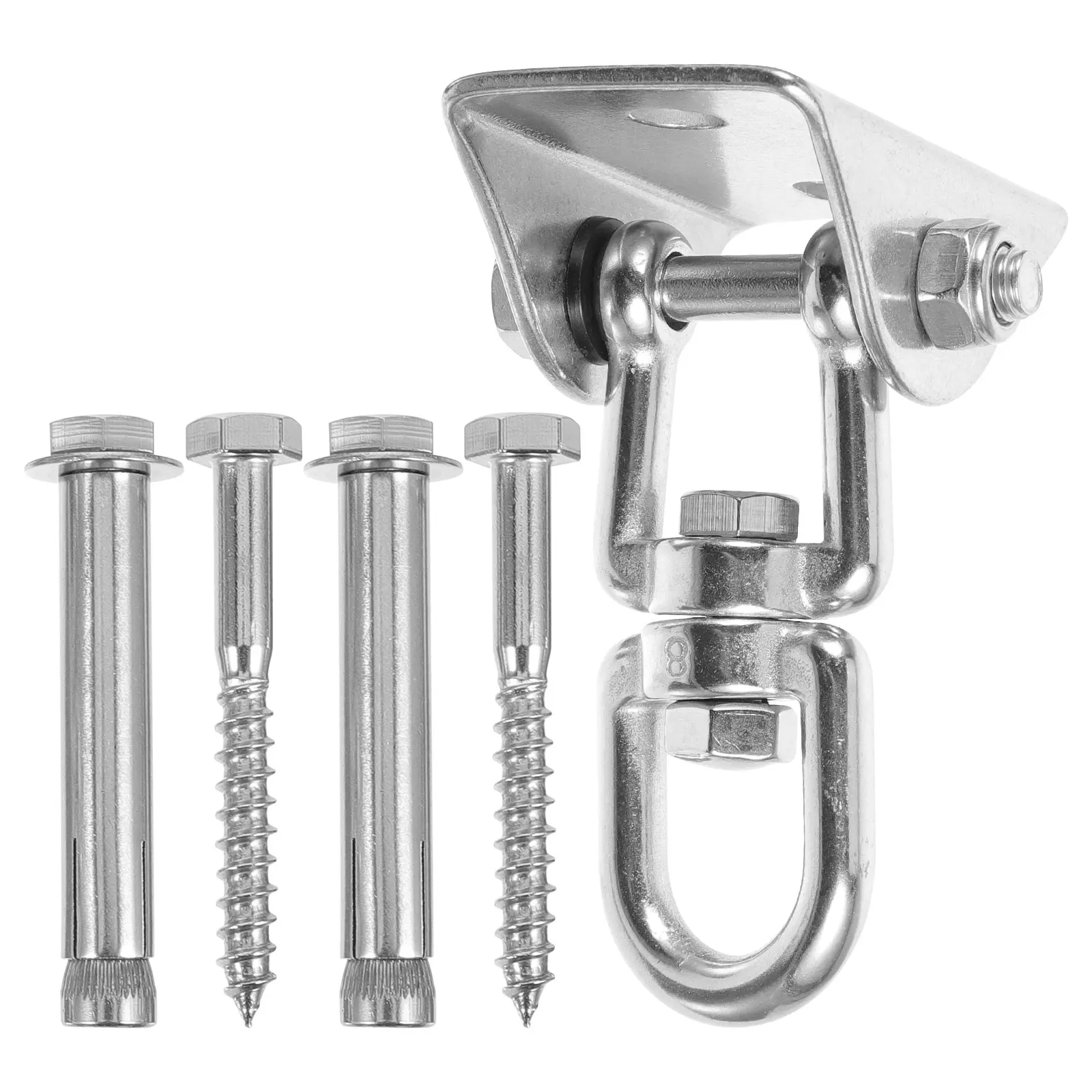 

Stainless Steel Ceiling Hooks for Hanging Lights Chairs Swings Compact Size Easy Installation Suitable Walls Floors Decks