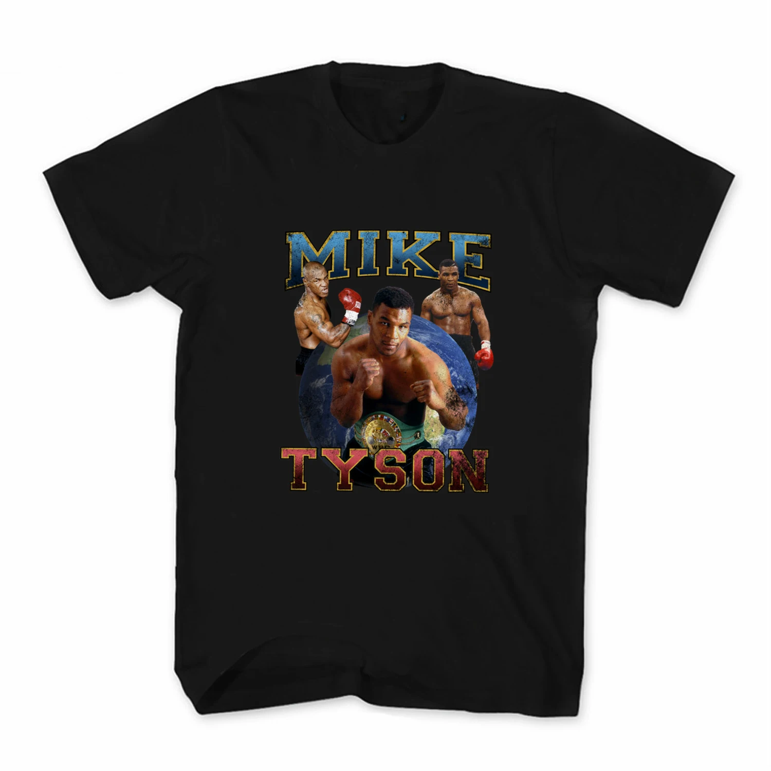 Boxing Champion Mike Tyson T-Shirt. Summer Cotton Short Sleeve O-Neck Mens T Shirt New S-3XL