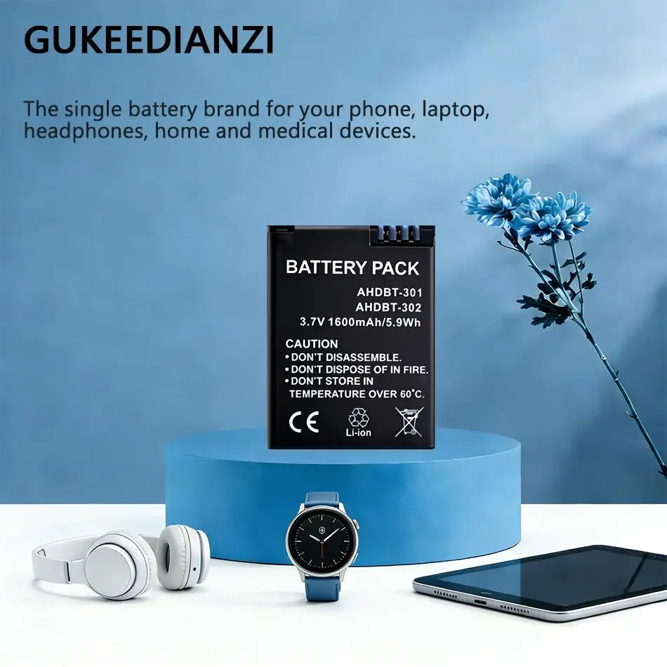 

Sports Camera Battery Fast Charging For Gopro Hero 3 3+ Action Ahdbt-301