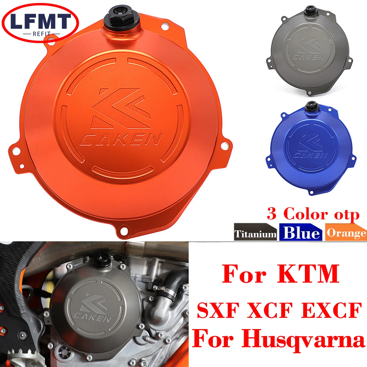 

CNC Clutch Cover Guard Protector For KTM SXF250 SXF350 XCF250 XCF350 EXCF EXC-F250 EXC-F350 For Husqvarna FC FE FX 2016-2022