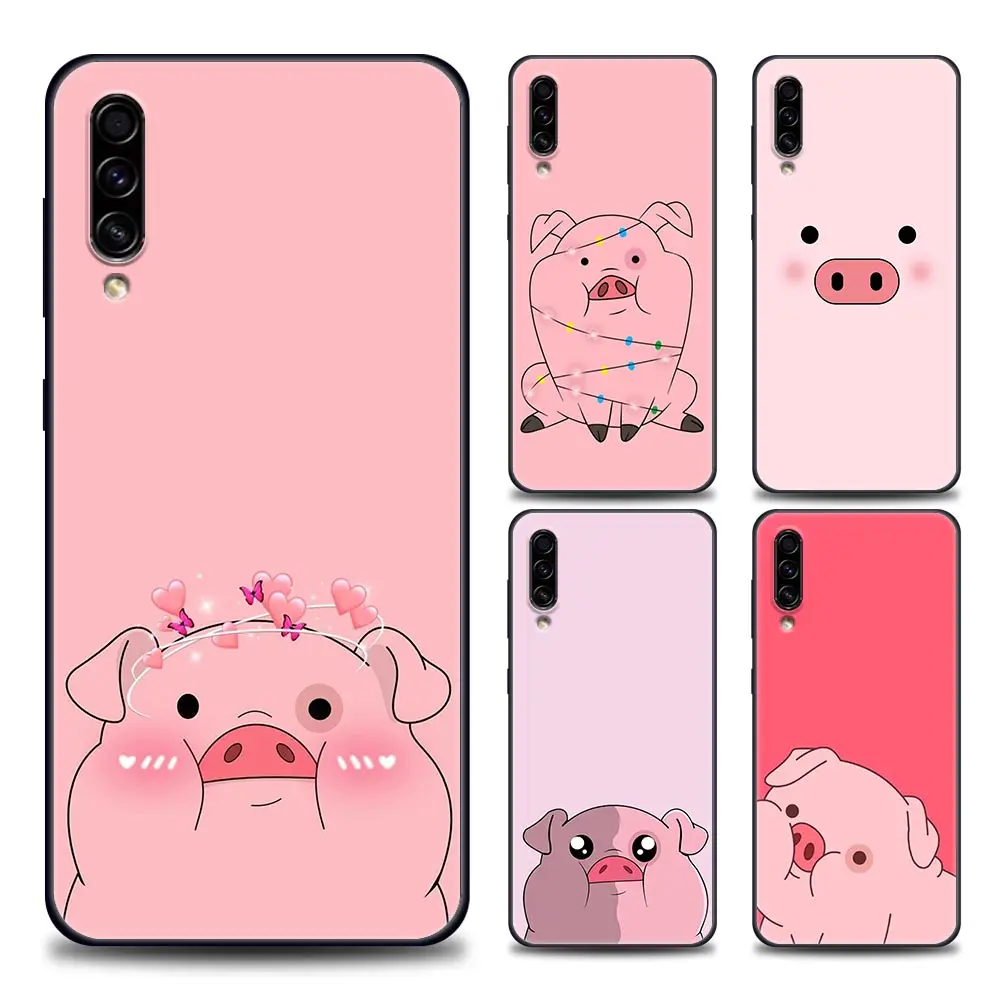 Cute Funny Gravity Falls Waddles Cartoon Phone Case For Samsung Galaxy A90 A80 A70 A70S A60 A50 A40 A30 A30S A20S A20E A10 A10E