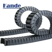 Kande-cadena de arrastre abierta, puente silencioso tipo 18 25 L1000mm, portador de cables de cadena con conectores finales para grabado de impresora 3D CNC