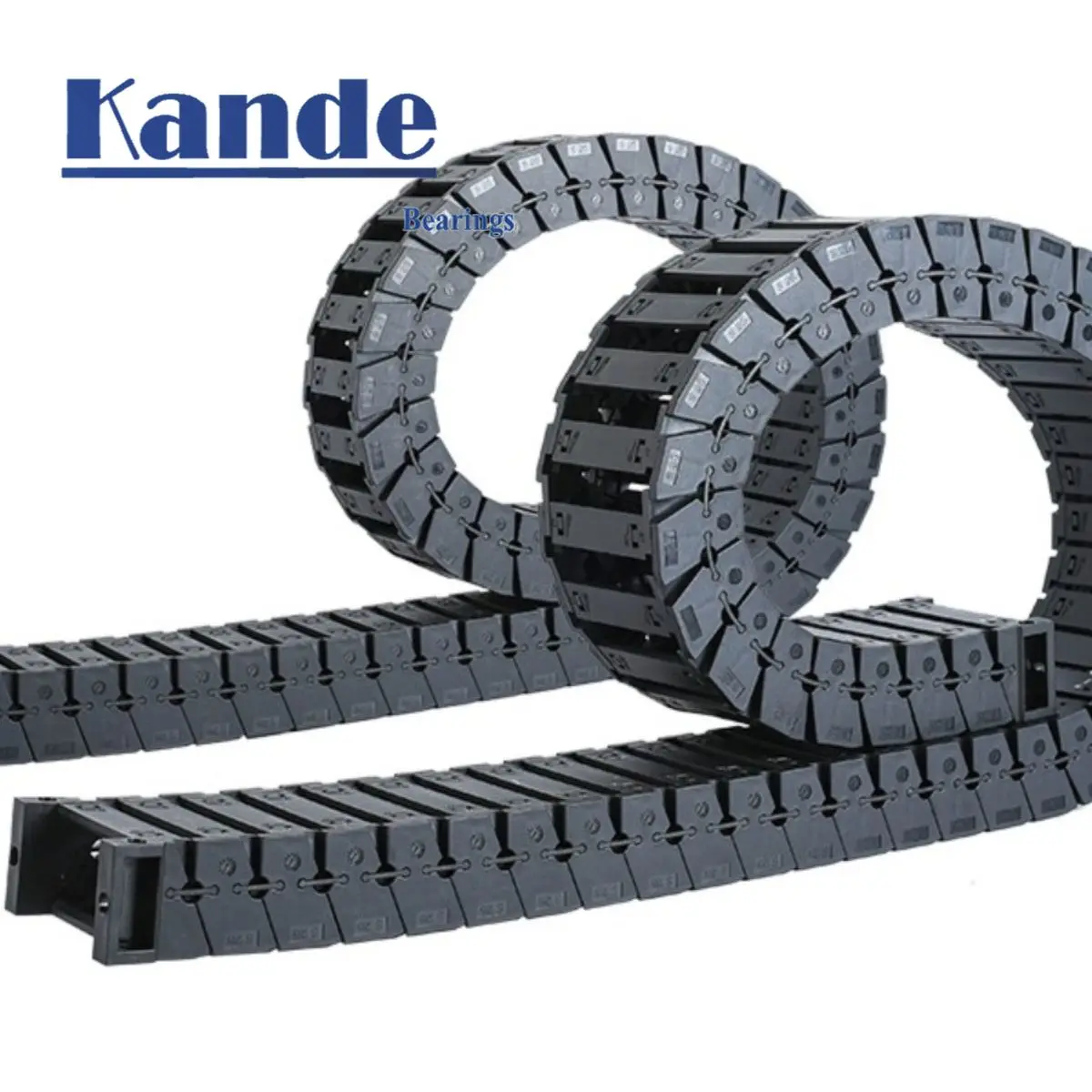 Kande Open Drag Chain Silent Bridge Type 18 25 L1000mm Łańcuchowy nośnik drutu z złączami końcowymi do grawerowania drukarek 3D CNC
