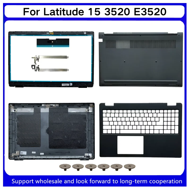 Nuevo para Kailxuling Latitude 15 3520 E3520 LCD contraportada A Shell 017XCF 04Y37V/bisel frontal 0X5CF4 0DJP76 0KD56J