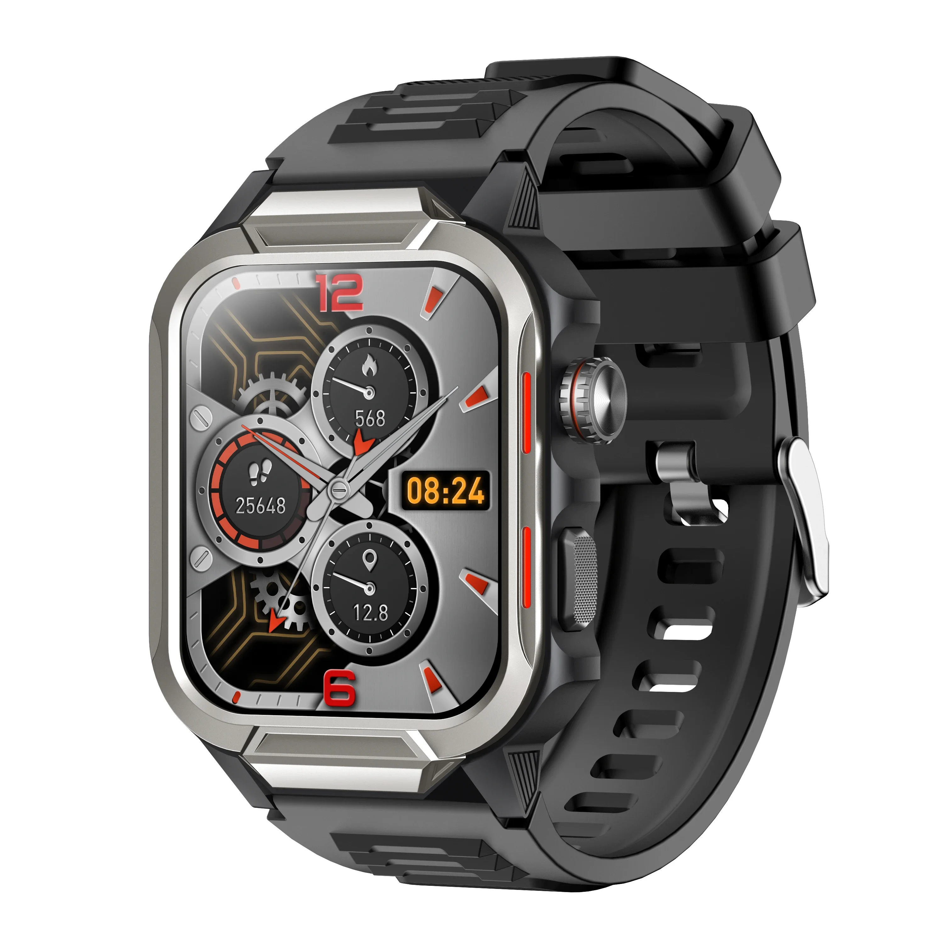 

GTS9 Multi Sport Modes 3ATM Waterproof Heart Rate Monitoring Blood Pressure 1.96 Inch Large Screen Smartwatch