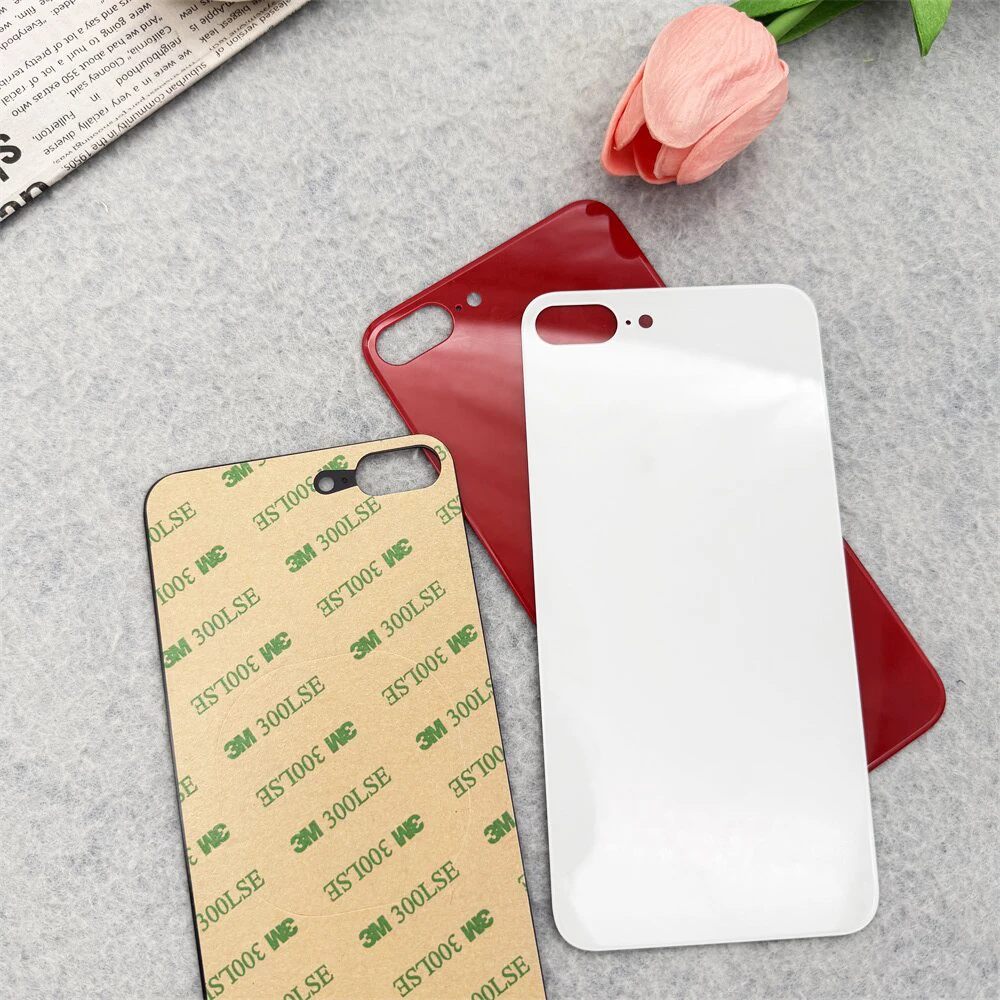 New Back Glass For iPhone 8 / 8 Plus 8plus Battery Cover Rear Door Housing Panel Case Parts, For iphone8 Battery Cover